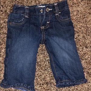 Osh Kosh baby girls jeans - 3 months